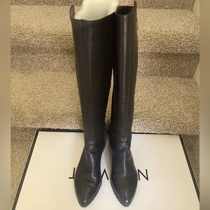 Nine West Stretch Black boots size 8